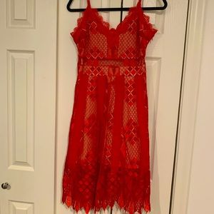 Foxiedot lace dress with adjustable straps